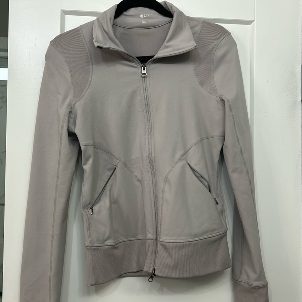 Zella  jacket light lavender, no smoking, no rips or stains. Great condition